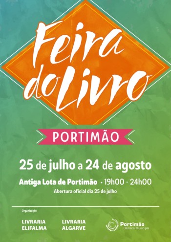 Cartaz Feira do Livro de Portimão