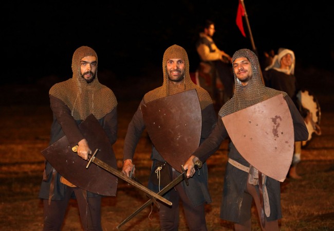 Guerreiros da Póvoa de Varzim na Praça de Elvas_Viagem Medieval
