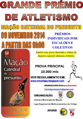 Grande Prémio de Atletismo Mação - Catedral do Presunto