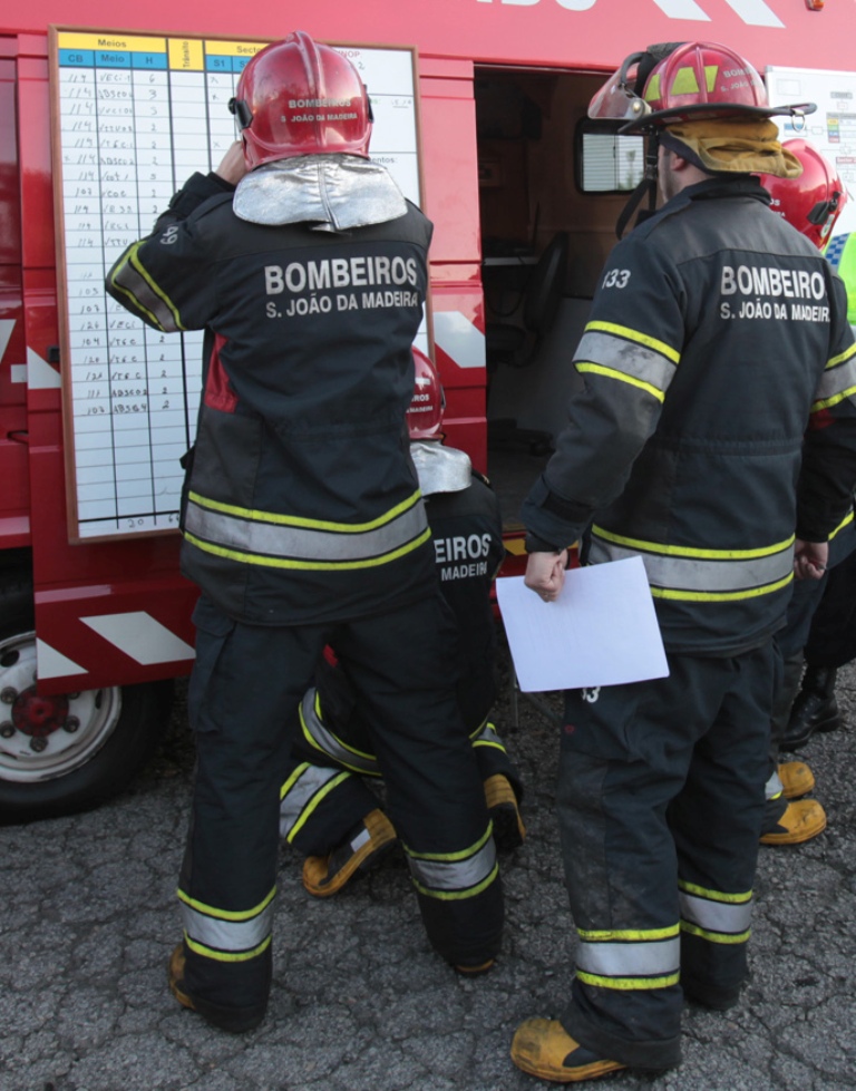 Bombeiros de S. João da Madeira - imagem de arquivo