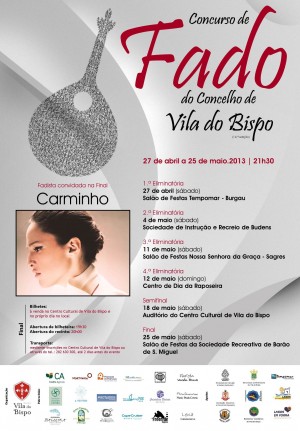 Cartaz Concurso de Fado do Concelho de Vila do Bispo - 2013