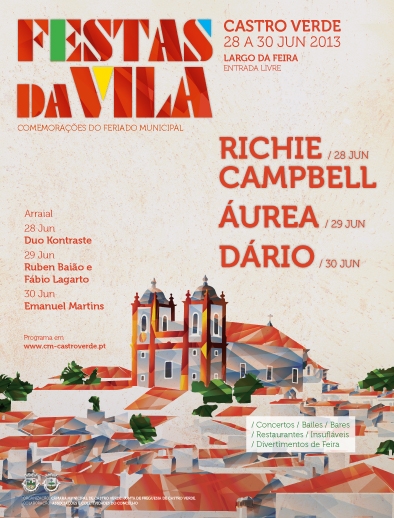 Cartaz Festas da Vila 2013