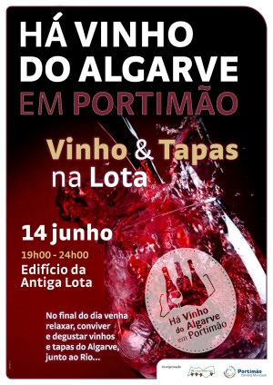 Cartaz Vinhos e tapas na Lota