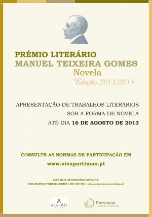 Cartaz Prémio Literário Manuel Teixeira Gomes 2013-2014