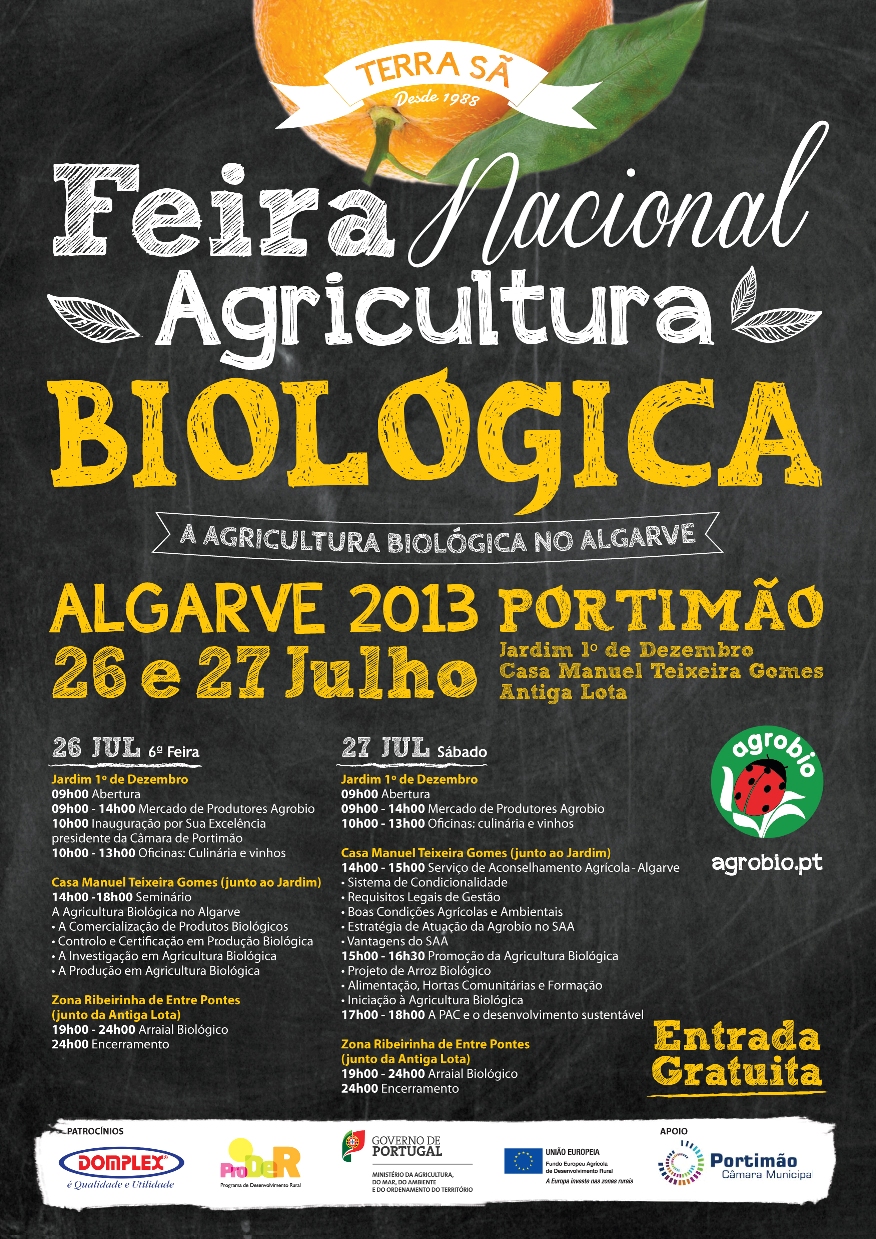 Cartaz Terra Sã Algarve 2013