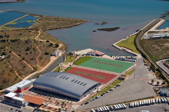 Vista aérea do Portimão Arena - D.R.