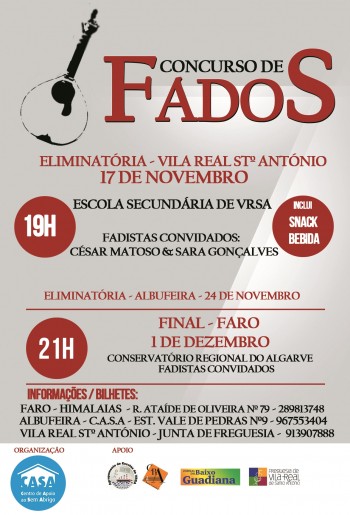 Cartaz_Concurso de Fados CASA