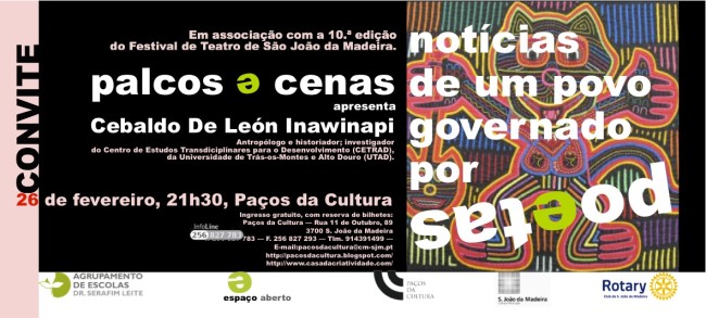 Palcos e Cenas - convite