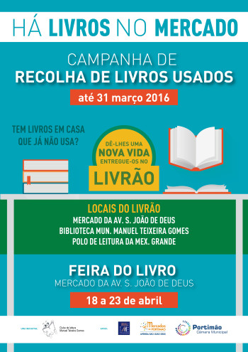 CARTAZ_Há livros no Mercado - Recolha Livros