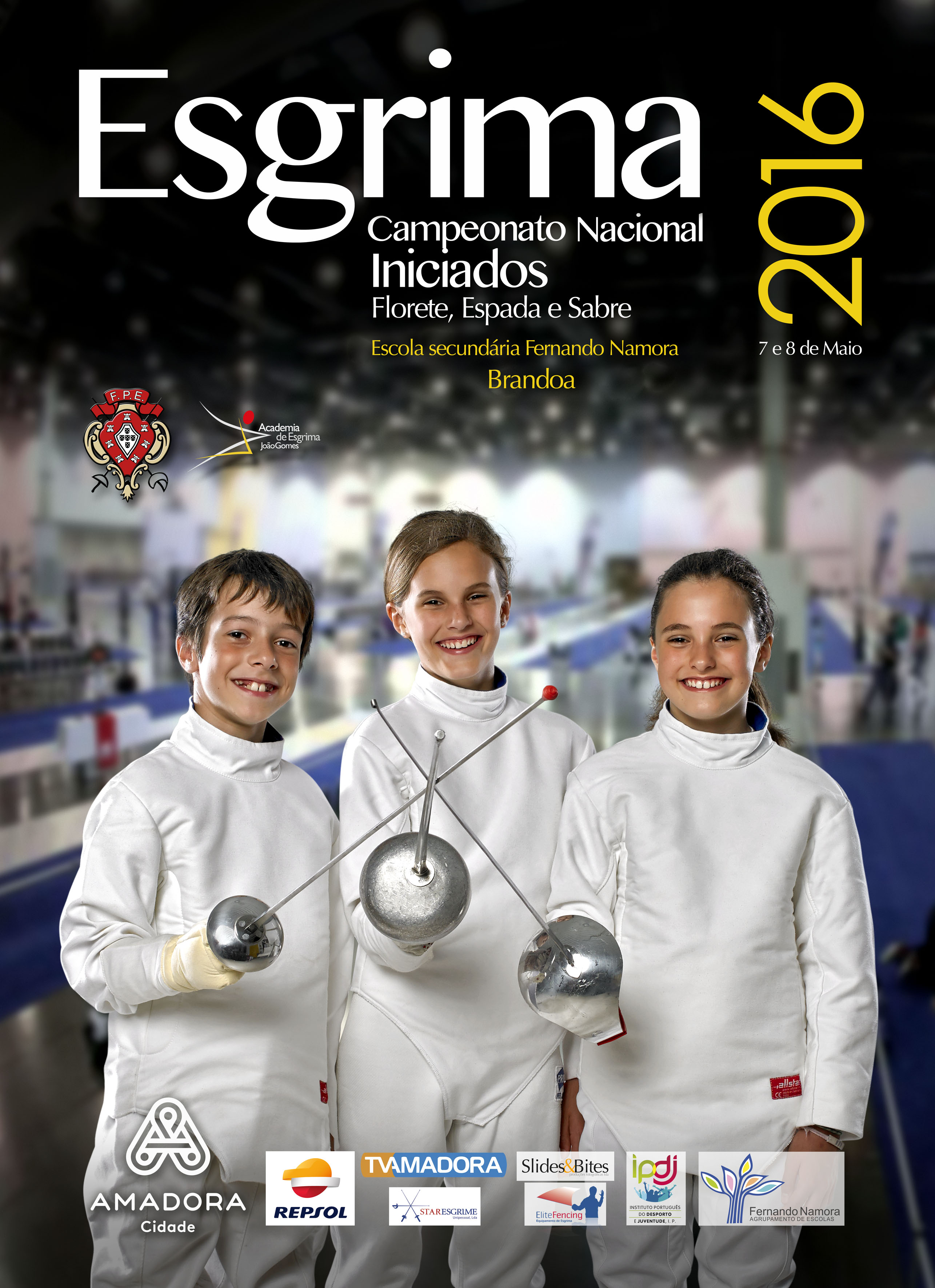 Campeonato Nacional de Esgrima de Iniciados discute-se na Amadora