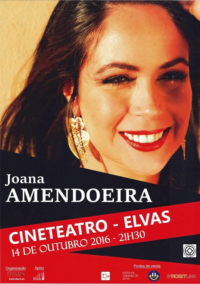 Joana Amendoeira atua em Elvas a 14 de outubro