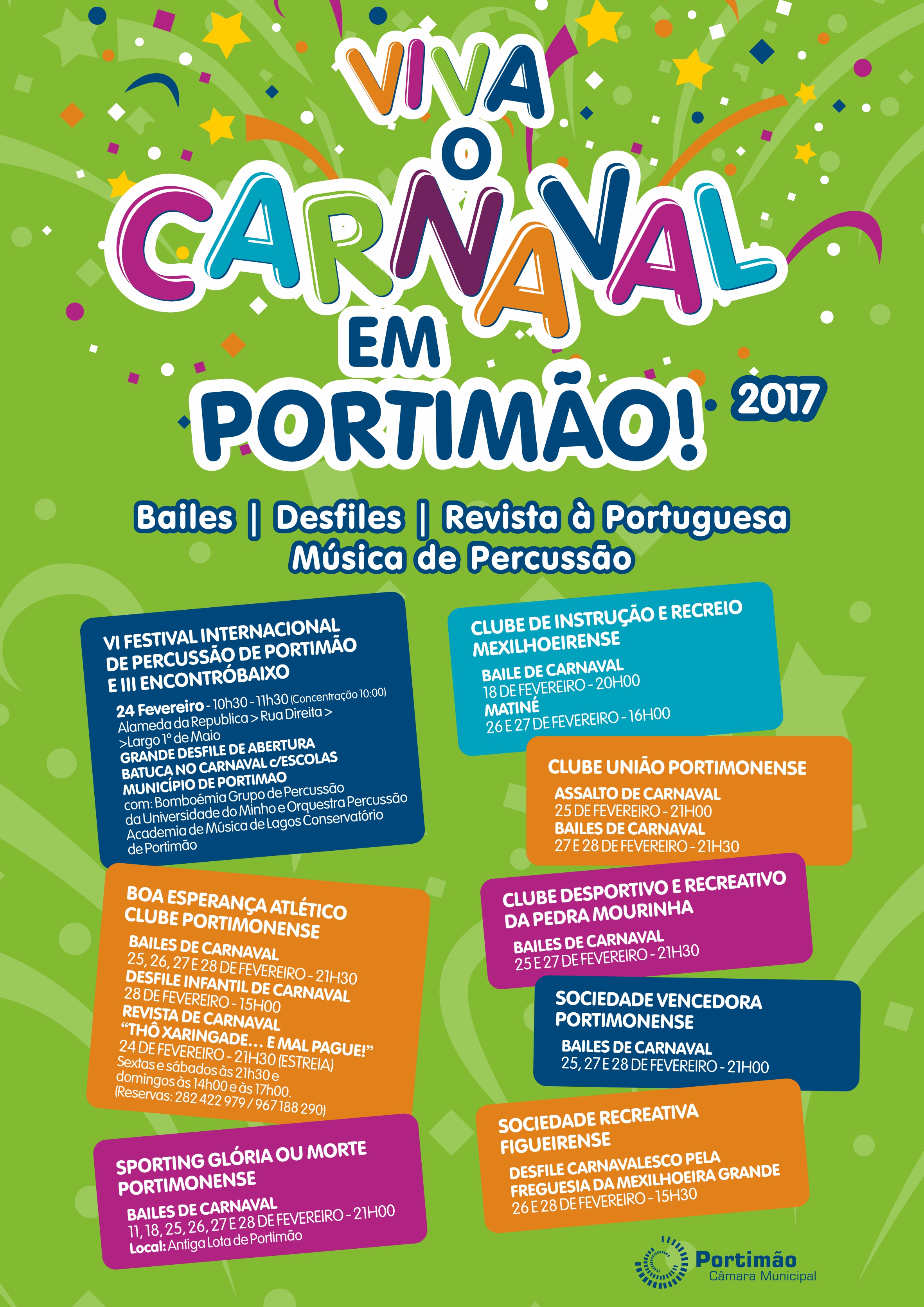 Portimão celebra a “folia” do Carnaval com forte apoio do associativismo local