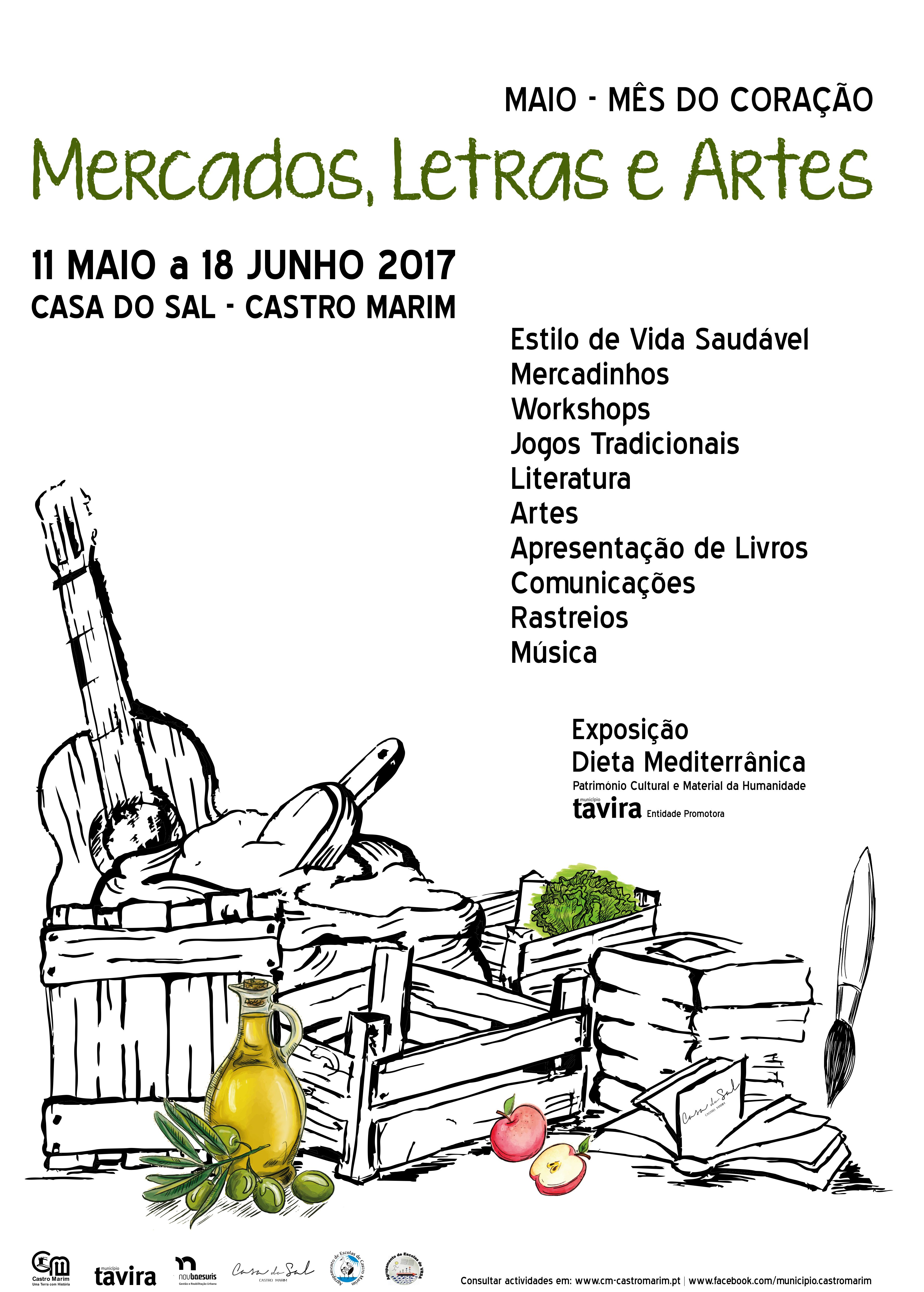 Castro Marim junta “Mercados, Letras e Artes” em exposição
