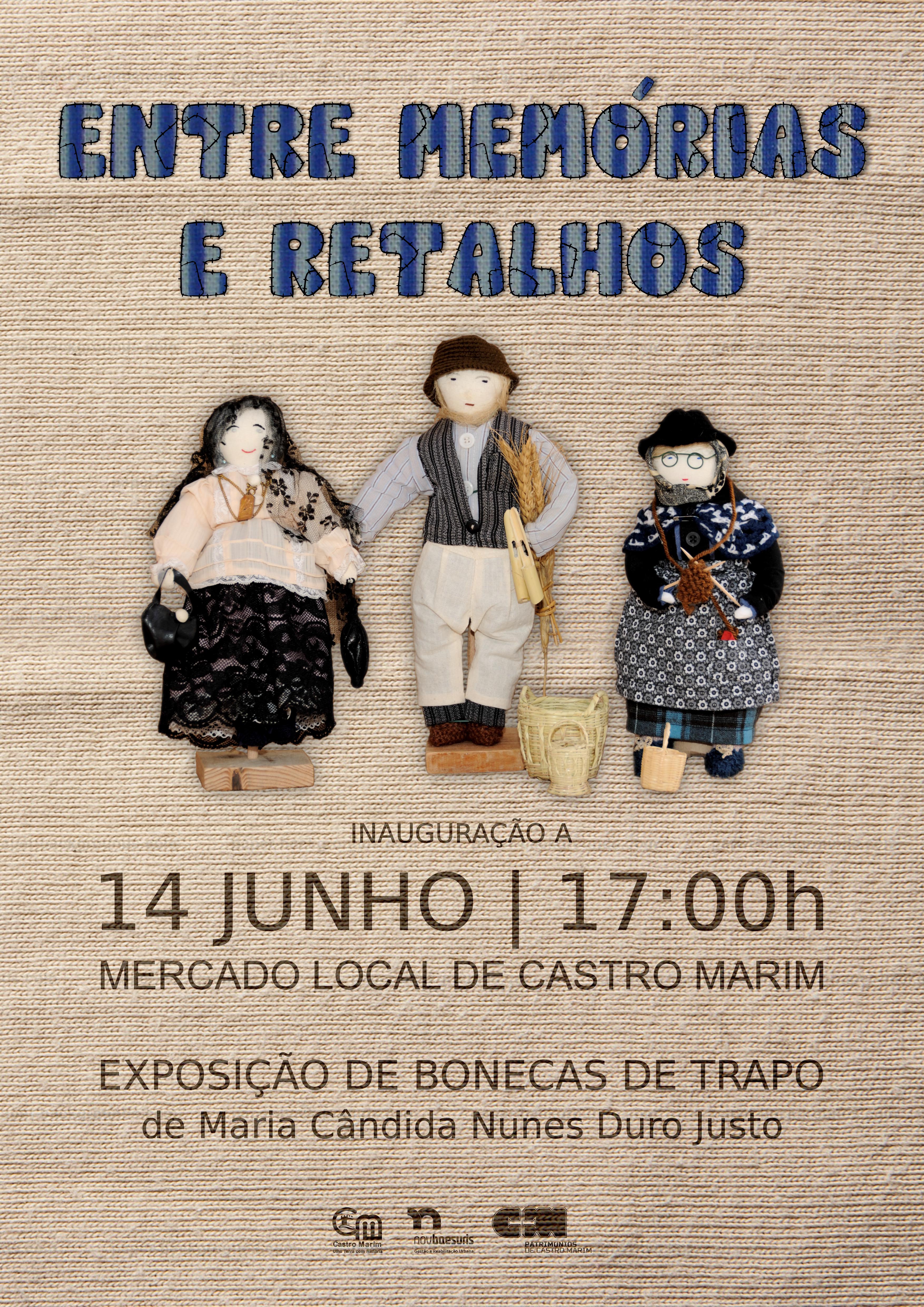 Mercado de Castro Marim acolhe exposição de Bonecas de Trapo