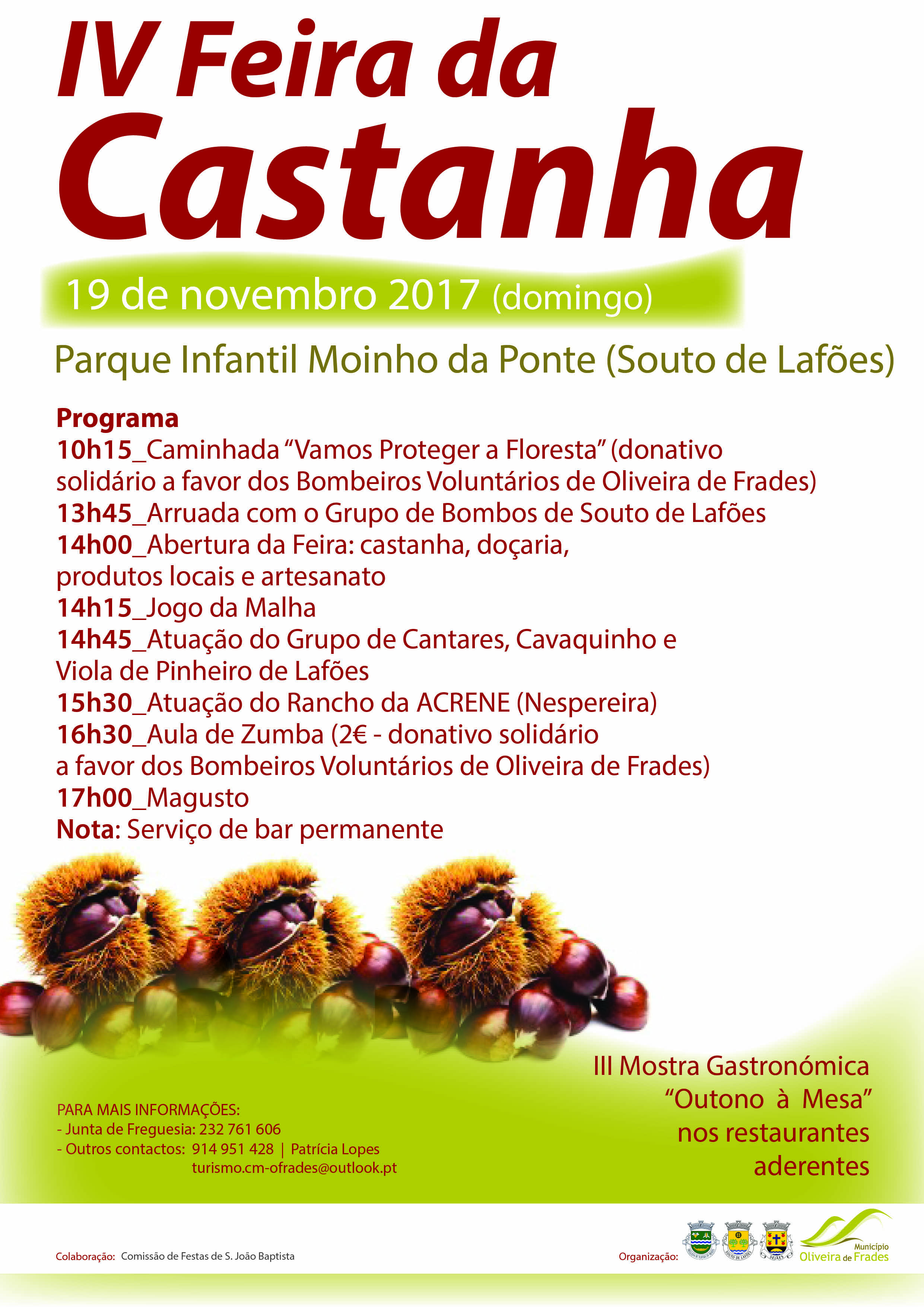 Feira da Castanha na quarta edição em Oliveira de Frades