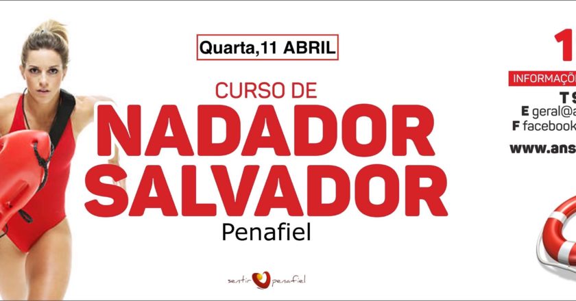 O Município de Penafiel em parceria com a Associação de Nadadores Salvadores – Os Delfins, vai promover, de 11 de abril a 16 de maio, o Curso de Formação de Nadadores Salvadores, com sessões teóricas e práticas, nas instalações do Complexo de Piscinas Municipais de Penafiel.