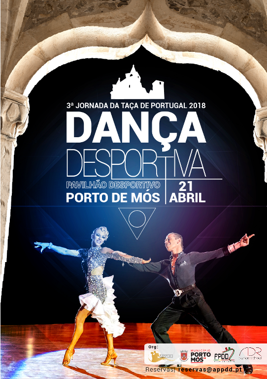 No dia 21 de Abril realiza-se a 3.ª Jornada da Taça de Portugal de Dança Desportiva em Porto de Mós.