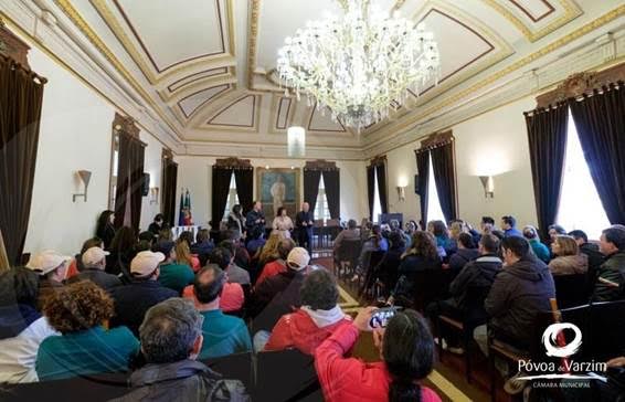 Município de Cantanhede recebido nos Paços do Concelho da Póvoa de Varzim